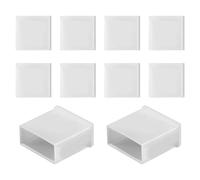 Huudngeje 10 pzs plastico tapa proteccion ta prueba de polvo de enchufe de tipo A USB