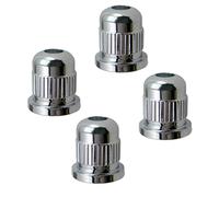 Huudngeje 4 Piezas de Buje de Virolas de Montaje de Cuerdas de Bajo EléCtrico para Cuerpo de Bass Universal, Plateado