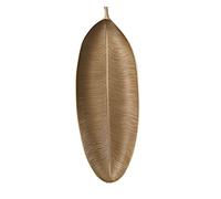 Huudngeje Bandeja Decorativa NóRdica con Forma de Hojas Doradas Bandeja para Servir Bandeja de Joyas para Aperitivos Organizador de Almacenamiento de Mesa (PequeñO)