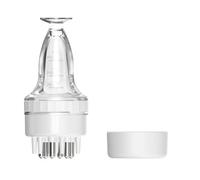 Huudngeje Peine Aplicador para el Cabello del Cabelludo, Masajeador, Tratamiento del Cabelludo, Peine Aplicador RaíCes, Botella para Aplicador Crecimiento Aceites Esenciales-B