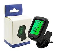 Huudngeje Profesional con Clip para Guitarra AcúStica/EléCtrica, Ukelele, ViolíN, Bajo, Modos de AfinacióN CromáTica (1 Paquete)