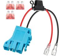 Huudngeje Reemplazo del Conector del Mazo de Cables de 12 AWG Compatible con Juguetes para Montar en Vehículos con Batería SLA de 12 V Peg-Perego