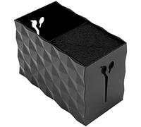 Huudngeje Soporte Profesional para Tijeras de SalóN Negro para Estilista Tijeras Soporte para Bastidor Estuche Clips para el Cabello Caja de Almacenamiento Peines de PeluqueríA Organizador