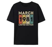 huUKH7HGT 1981 March Limited Edition T-Shirt Black L