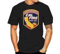 huUKH7HGT Cal Fire California Firefighter Fire Department - Custom Mens T-Shirt Black L