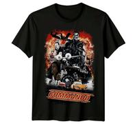 huUKH7HGT Commando (1985) Movie Poster Inspired T-Shirt Black M