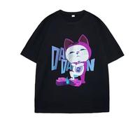 huUKH7HGT Dandadan Turbo Granny Cat T-Shirt Black L