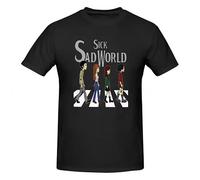 huUKH7HGT Darias Sick Sad Road Printed T-Shirt Black L