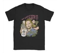 huUKH7HGT Dharma Initiative Beer Not Everything Is Lost T-Shirt Black L