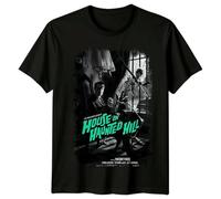huUKH7HGT House on Haunted Hill (1959) Movie Poster Inspired T-Shirt Black L