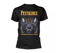 huUKH7HGT Pestilence 'Testimony of The Ancients' T Shirt Black L