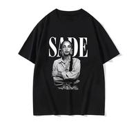 huUKH7HGT Singer Sade Print T Shirt Black M