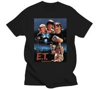 huUKH7HGT Special Tshirt ET The Extraterrestrial Film Leisure T Shirt Black XL