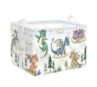 HUUMONSS Cesta Ropa Sucia Dinosaurios Cestos Almacenaje para Niños, 36L | Plegable Impermeable Grande de Tela, Cesta de Juguete Libros Ropa Sucia, Baño Dormitorio,Árbol