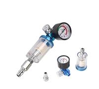 HUUOQIWY Compresor Pistola pulverizadora de Pintura Herramientas Piezas de presión Separador de Agua y Aceite de 1/4 de Pulgada Filtro de Aire Correa Trampa de Humedad(20 Pcs,AF+PF+RG)