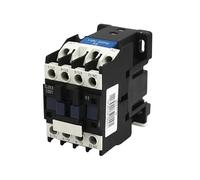 HUUOQIWY Contactor eléctrico CA magnético CJX2-1201 de 12 A, 3 Polos, 3P+NO, for Unidad trifásica, 380 V, 220 V, 110 V, 36 V, 24 V, Normalmente Cerrado(AC 220V)