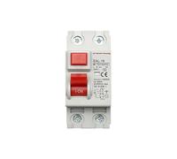 HUUOQIWY Interruptor diferencial de Seguridad, 2P, 100/300 mA, Tipo A, electromagnético, diferencial(100ma-10a)