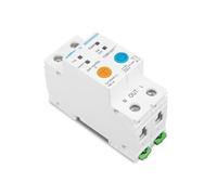 HUUOQIWY Medidor de energía Inteligente monofásico, medición de kilovatios-Hora, Interruptor de Circuito de monitoreo con relé Temporizador de protección contra Fugas de 63 A