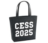 huuraa acquirente CESS 2025 Borsa regalo per la spesa 22 litri Feltro melange antracite CESS 2025 Presente