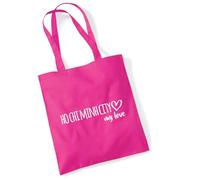 huuraa acquirente Ho Chi Minh City my love Borsa regalo in juta fucsia 10 litri cotone Ho Chi Minh City my love Attenzione