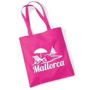 huuraa acquirente Mallorca Borsa regalo in juta fucsia 10 litri cotone Mallorca Attenzione