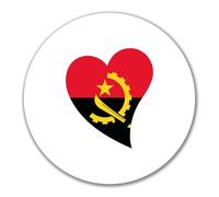 Huuraa adesivi Bandera de Angola Adesivo regalo 10cm Bandera de Angola Presente