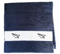 huuraa asciugamano per gli ospiti avión de Papel Asciugamano Sportivo Regalo French Navy 50x100cm Cotone avión de Papel Idea Regalo
