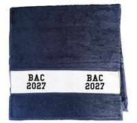 huuraa asciugamano per gli ospiti BAC 2027 Asciugamano Sportivo Regalo French Navy 50x100cm Cotone BAC 2027 Idea Regalo