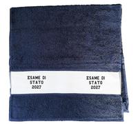 huuraa asciugamano per gli ospiti Esame di Stato 2027 Asciugamano Sportivo Regalo French Navy 50x100cm Cotone Esame di Stato 2027 Idea Regalo