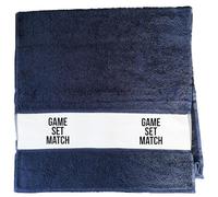 huuraa asciugamano per gli ospiti Game Set Match Asciugamano Sportivo Regalo French Navy 50x100cm Cotone Game Set Match Idea Regalo