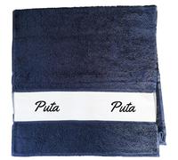 huuraa asciugamano per gli ospiti Puta Asciugamano Sportivo Regalo French Navy 50x100cm Cotone Puta Idea Regalo