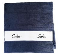 huuraa asciugamano per gli ospiti Suka Asciugamano Sportivo Regalo French Navy 50x100cm Cotone Suka Idea Regalo
