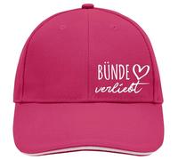 huuraa berretto da Baseball Bünde verliebt Cappello Unisex Regalo Rosa/Bianco Bünde verliebt Souvenir