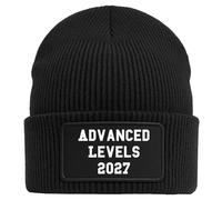 huuraa berretto invernale Advanced Levels 2027 Cappello Unisex Regalo Nero Nero Advanced Levels 2027 Presente