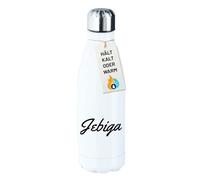 huuraa borraccia in acciaio inox Jebiga Bottiglia regalo bianca 500ml in acciaio inox Jebiga Presente