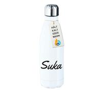 huuraa borraccia in acciaio inox Suka Bottiglia regalo bianca 500ml in acciaio inox Suka Presente