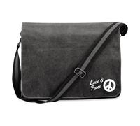 huuraa borsa a tracolla Amor y Paz Borsa regalo nera in tela da 14 litri Amor y Paz accessorio