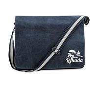 huuraa Borsa a tracolla Lefkada Borsa regalo per laptop Vintage Navy 14 litri in tela Lefkada Presente