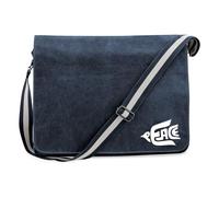 huuraa Borsa a tracolla Paz Paloma de la Paz Borsa regalo per laptop Vintage Navy 14 litri in tela Paz Paloma de la Paz Presente