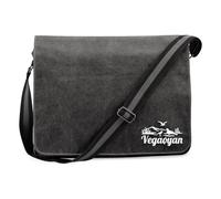 Huuraa borsa a tracolla Vegaøyan Borsa regalo nera in tela da 14 litri Vegaøyan accessorio