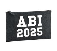 Huuraa Borsa da Toilette ABI 2025 Borsa Regalo per cosmetici in feltro Color Carbone da 1 litro ABI 2025 Presente