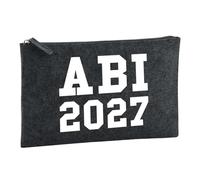 Huuraa Borsa da Toilette ABI 2027 Borsa Regalo per cosmetici in feltro Color Carbone da 1 litro ABI 2027 Presente