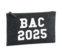 Huuraa Borsa da Toilette BAC 2025 Borsa Regalo per cosmetici in feltro Color Carbone da 1 litro BAC 2025 Presente