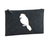 Huuraa Borsa da Toilette Loro Borsa Regalo per cosmetici in feltro Color Carbone da 1 litro Loro Presente