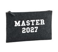 Huuraa Borsa da Toilette Master 2027 Borsa Regalo per cosmetici in feltro Color Carbone da 1 litro Master 2027 Presente