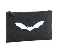 Huuraa Borsa da Toilette Murciélago Borsa Regalo per cosmetici in feltro Color Carbone da 1 litro Murciélago Presente