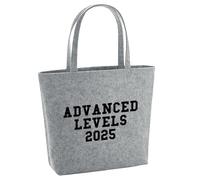 huuraa borsa della spesa Advanced Levels 2025 Borsa shopper regalo grigia 22 litri melange feltro Advanced Levels 2025 accessorio