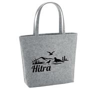 huuraa borsa della spesa Hitra Borsa shopper regalo grigia 22 litri melange feltro Hitra accessorio