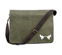 huuraa borsa per computer portatile Paloma de la paz Borsa a tracolla regalo verde militare 14 litri tela Paloma de la paz souvenir