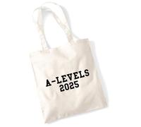 huuraa borsa per il trasporto A-Levels 2025 Borsa regalo in tessuto naturale 10 litri cotone A-Levels 2025 accessorio